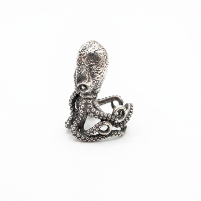 Steel Octopus Ring