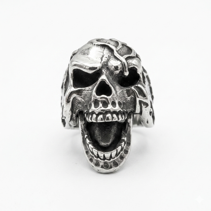 Steel Skull Ring