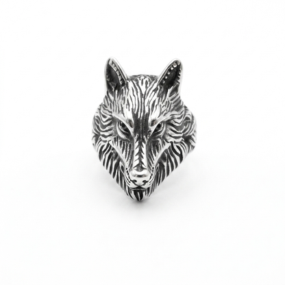 Steel Wolf Ring