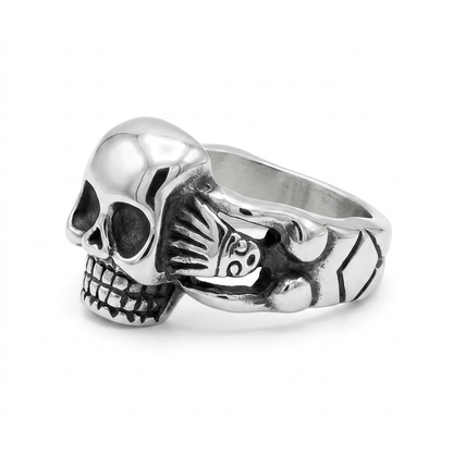 Steel Skull Ring