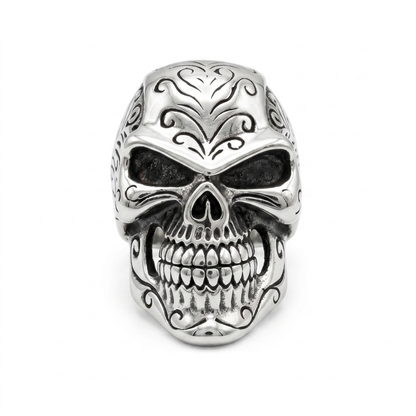Steel Skull Ring