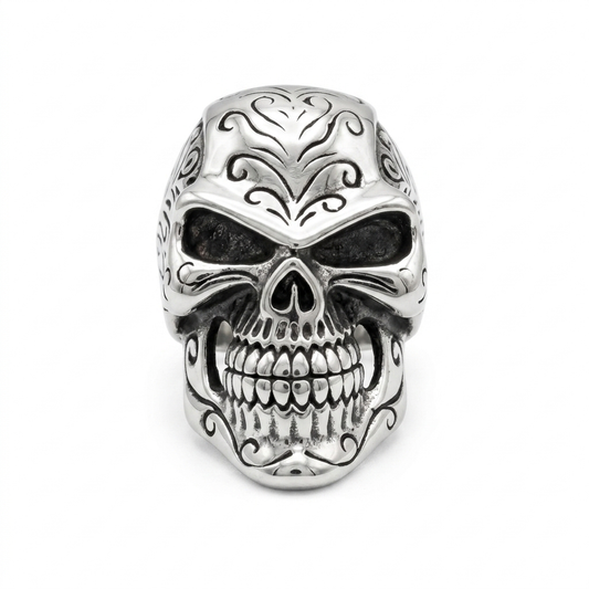 Steel Skull Ring