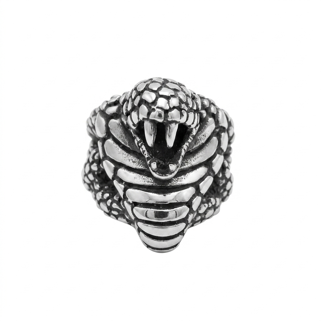 Steel Snake Ring