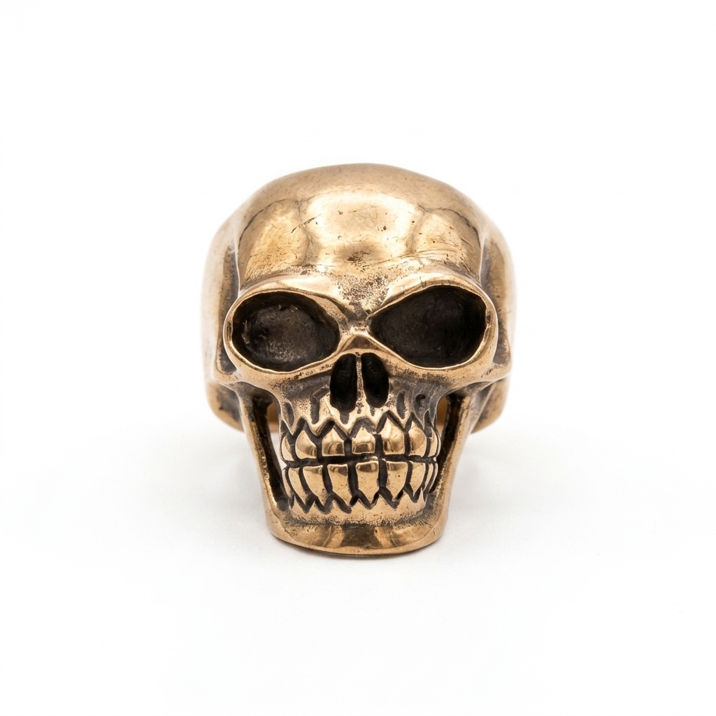 Bronze Skull Ring