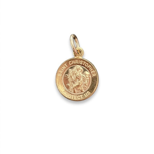 Gold Fill Saint Pendant