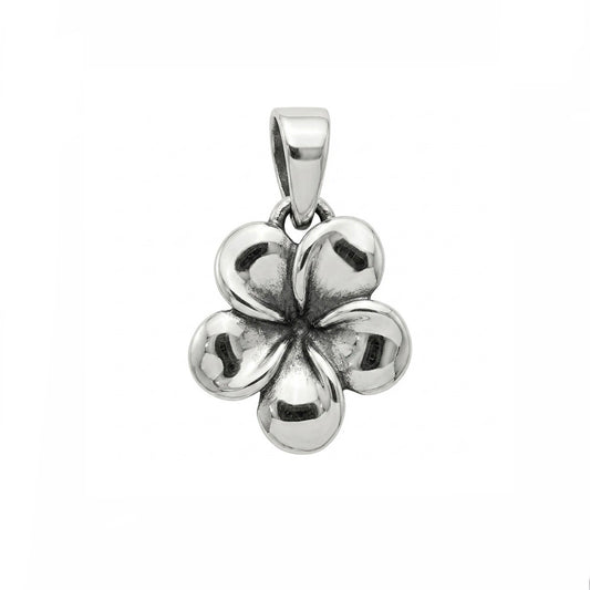 Sterling Hibiscus Pendant