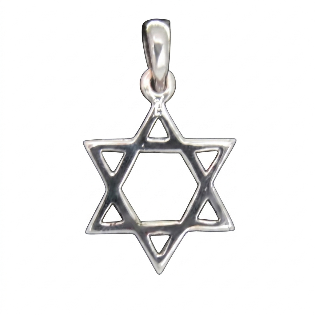 Sterling Star of David Pendant