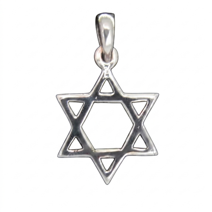 Sterling Star of David Pendant
