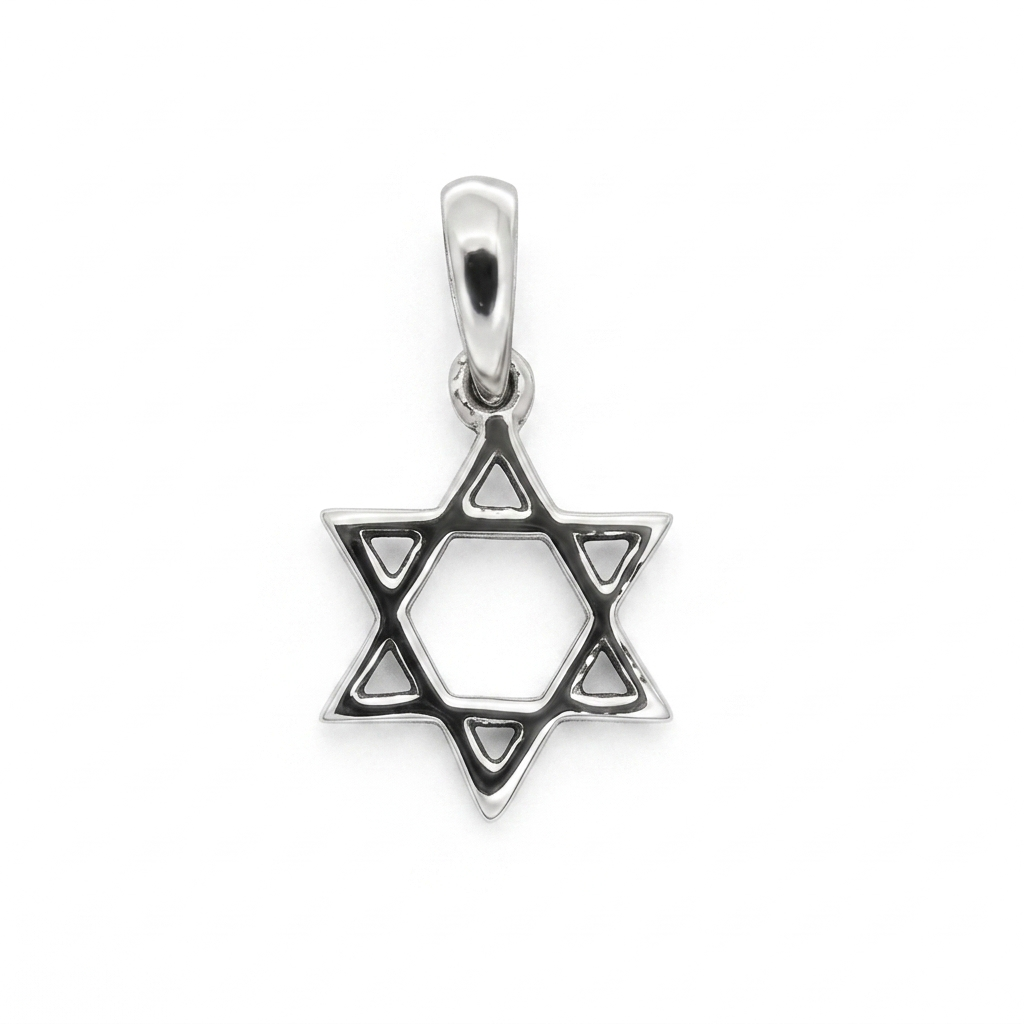 Sterling Star of David Pendant