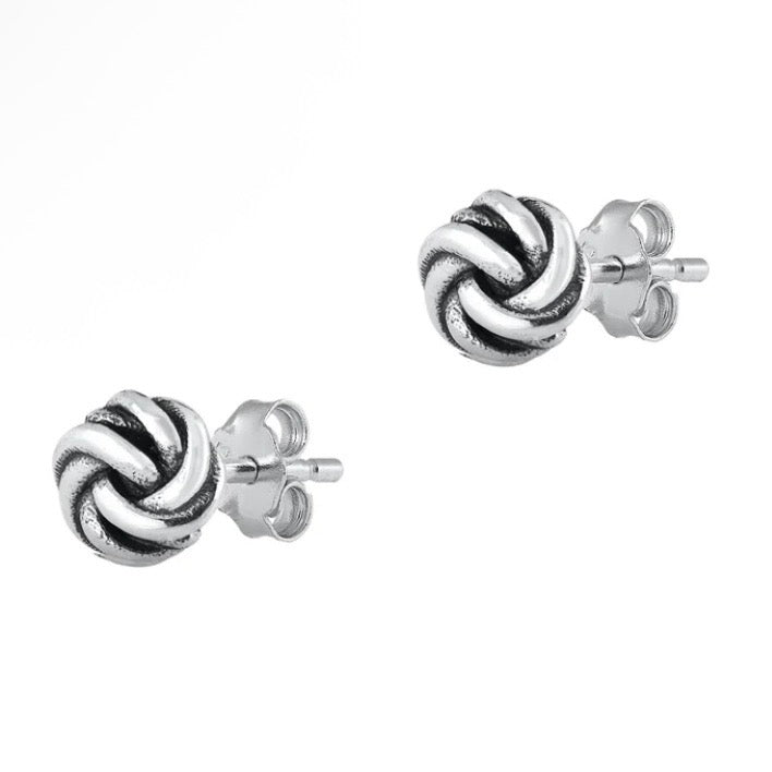 Sterling Knot Studs