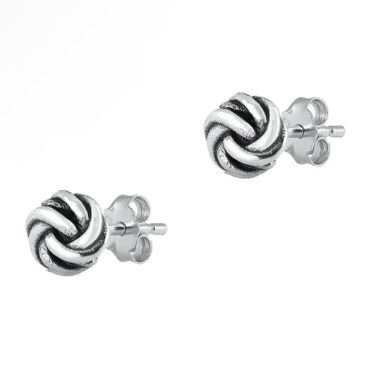 Sterling Knot Studs
