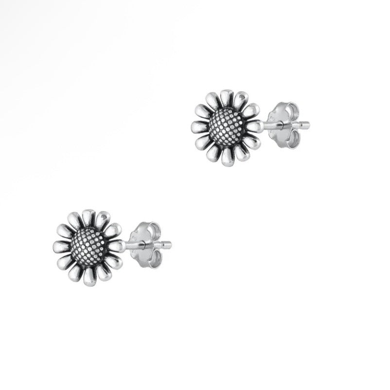 Sterling Flower Studs