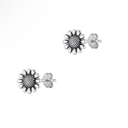 Sterling Flower Studs