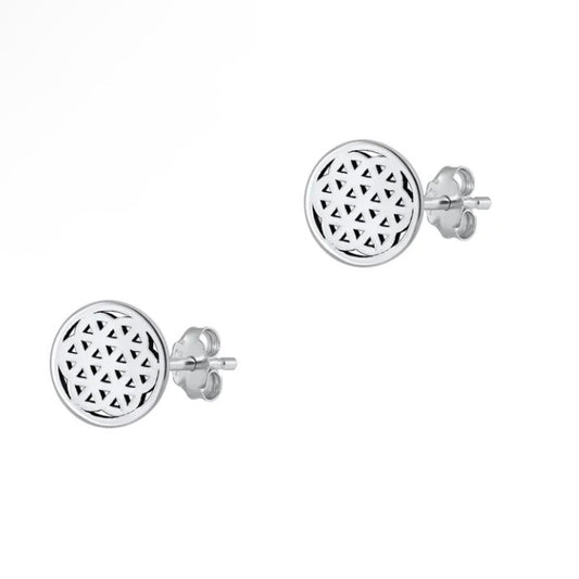 Sterling Seed of Life Studs