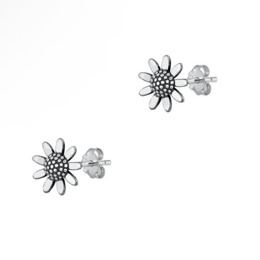 Sterling Flower Studs