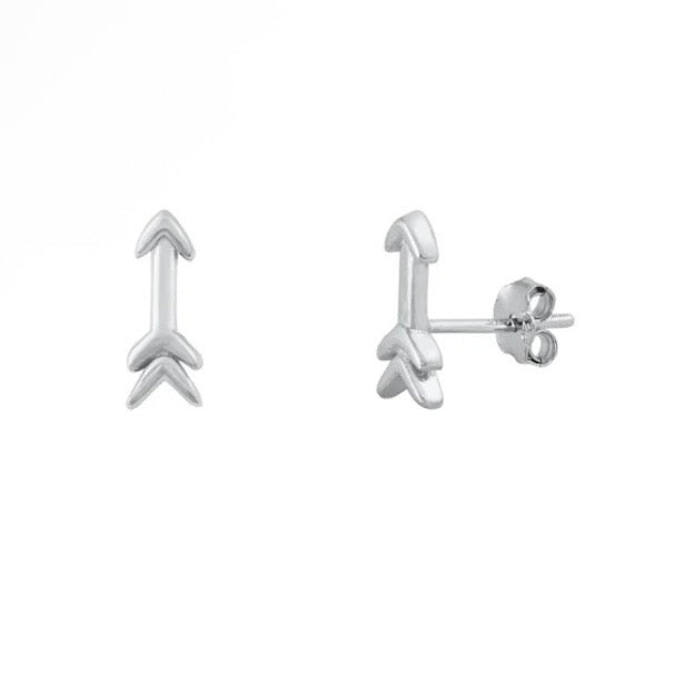 Sterling Arrow Studs