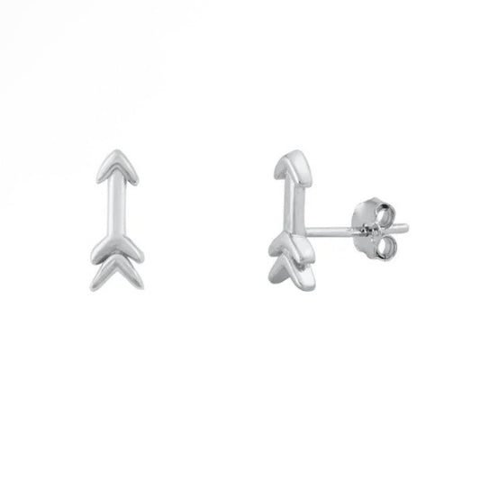 Sterling Arrow Studs