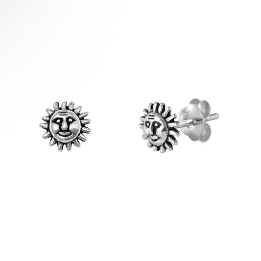 Sterling Sun Studs