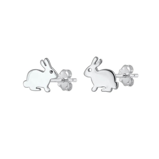 Sterling Bunny Studs
