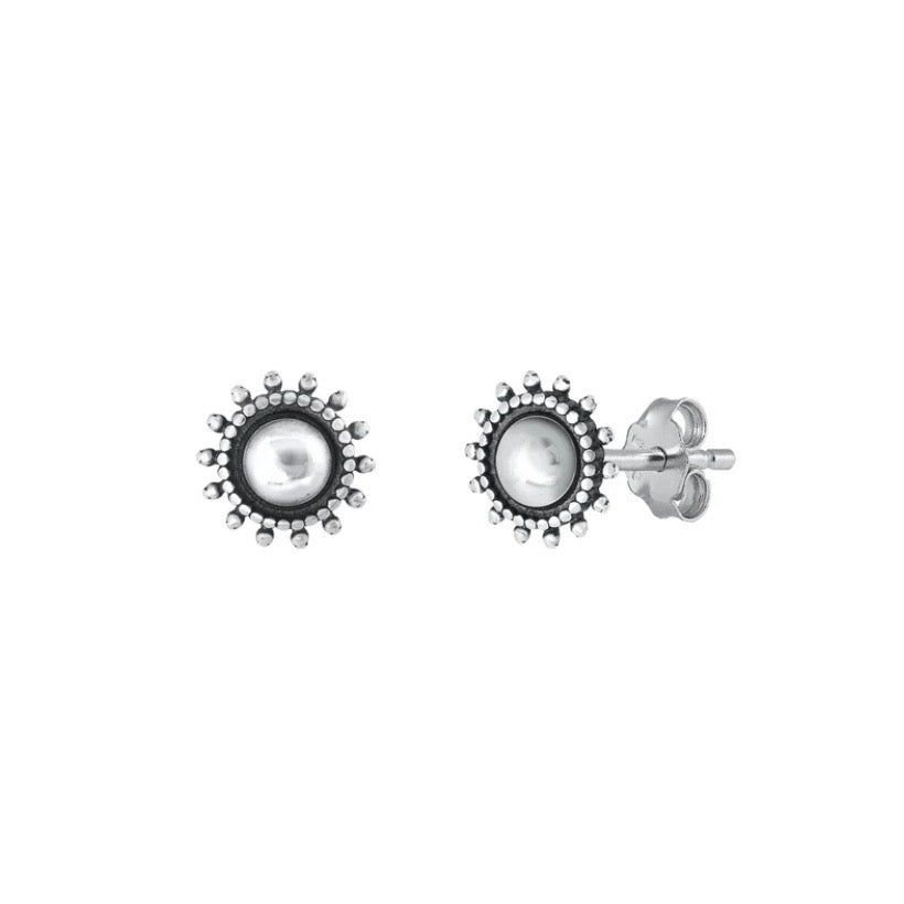 Sterling Sun Studs