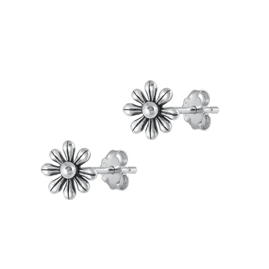Sterling Flower Studs