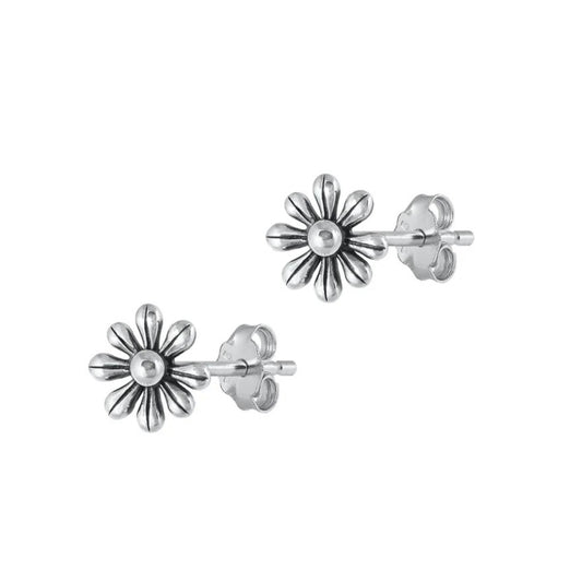 Sterling Flower Studs
