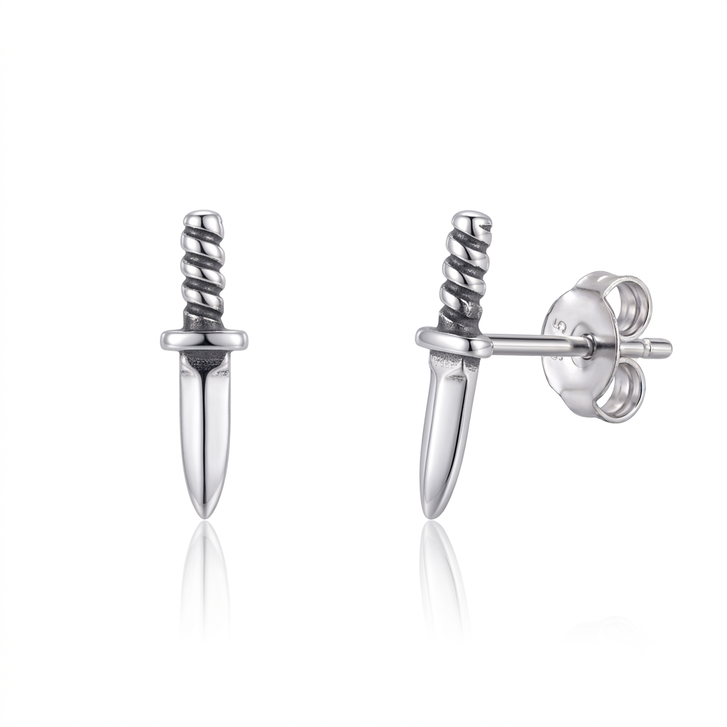 Sterling Knife Studs