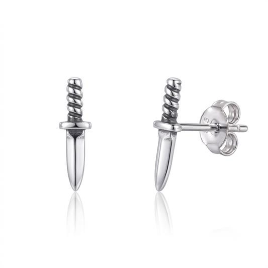Sterling Knife Studs