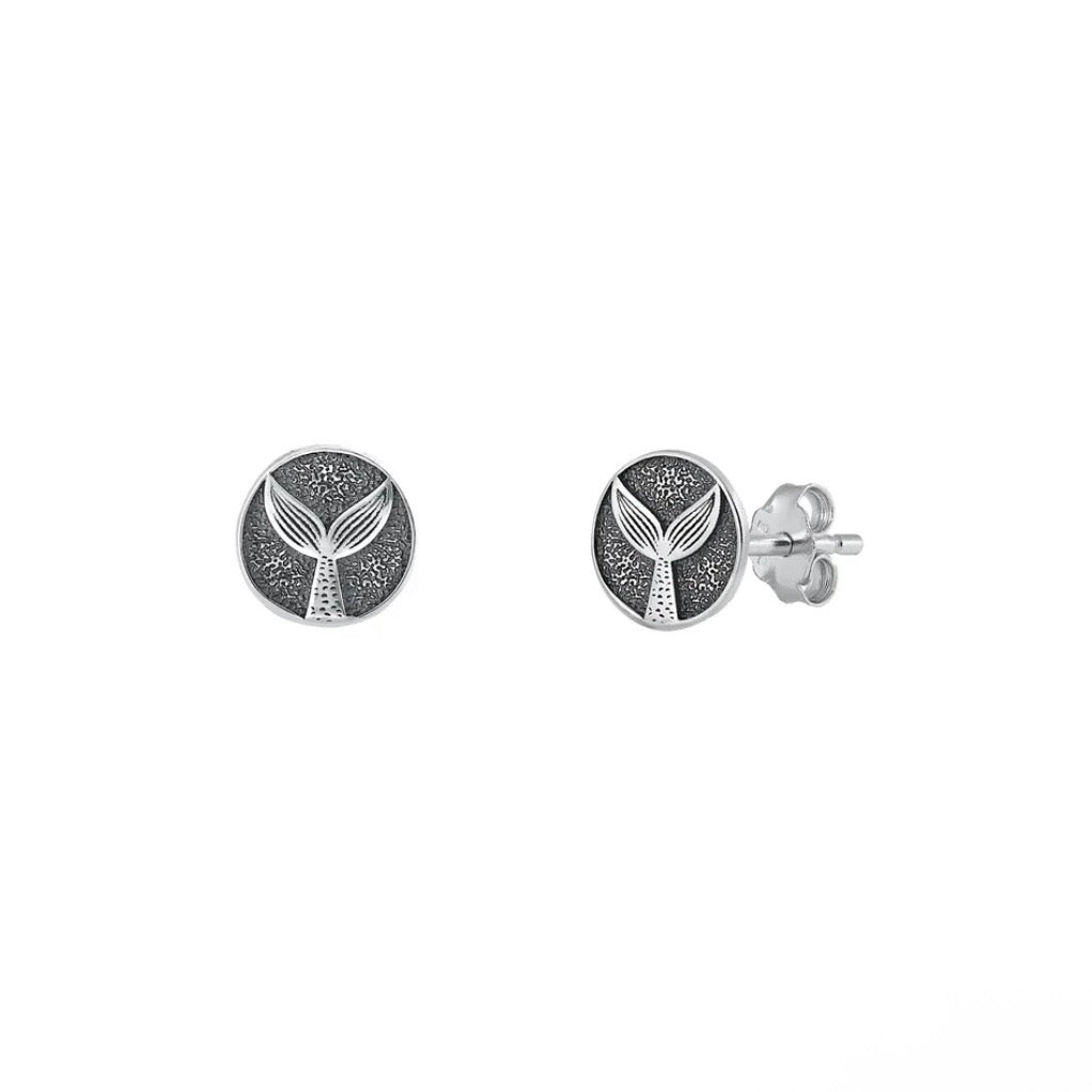 Sterling Mermaid Studs