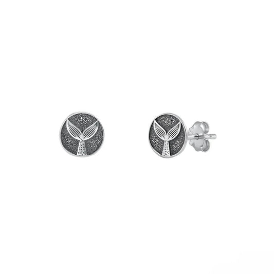Sterling Mermaid Studs