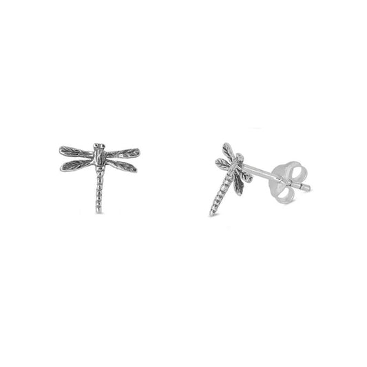 Sterling Dragonfly Studs