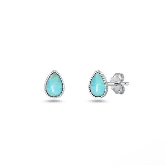 Sterling Turquoise Studs