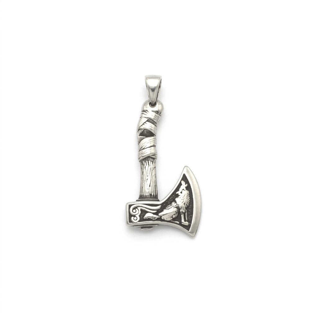 Steel Wolf Pendant