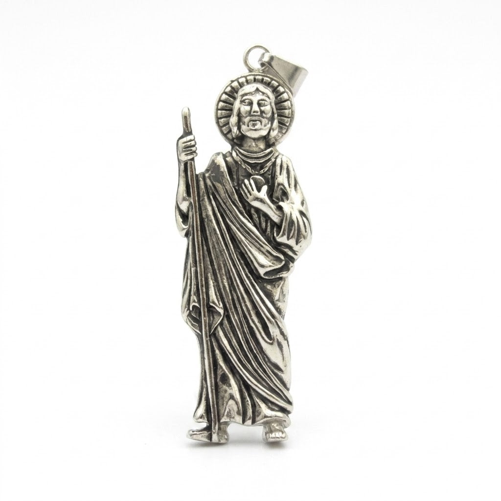 Steel San Juditas Pendant