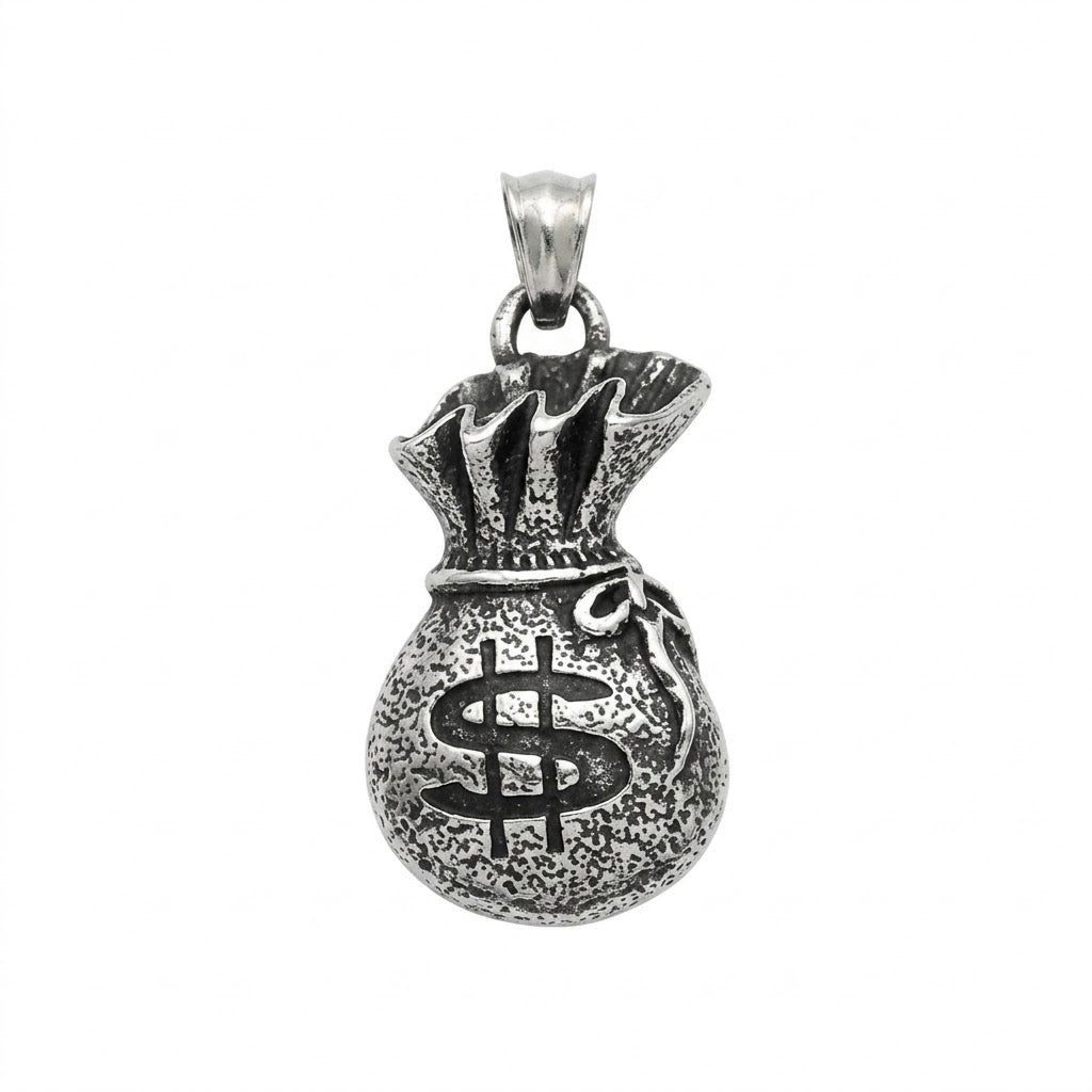 Steel Money Pendant