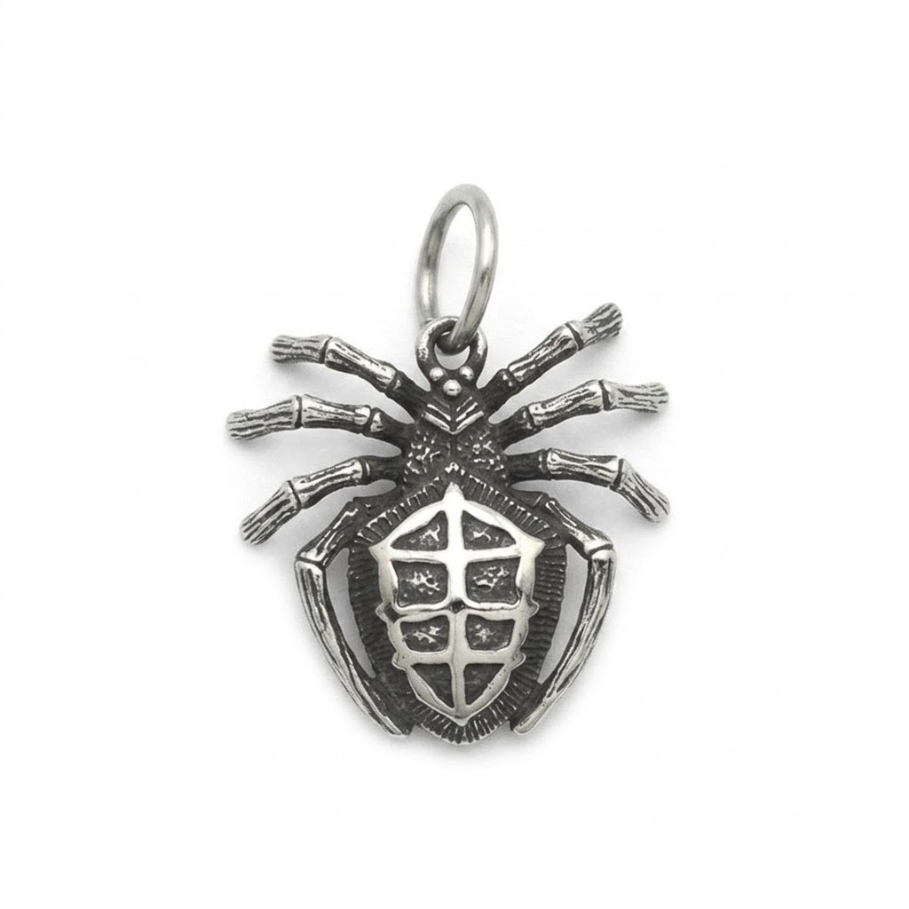 Steel Spider Pendant