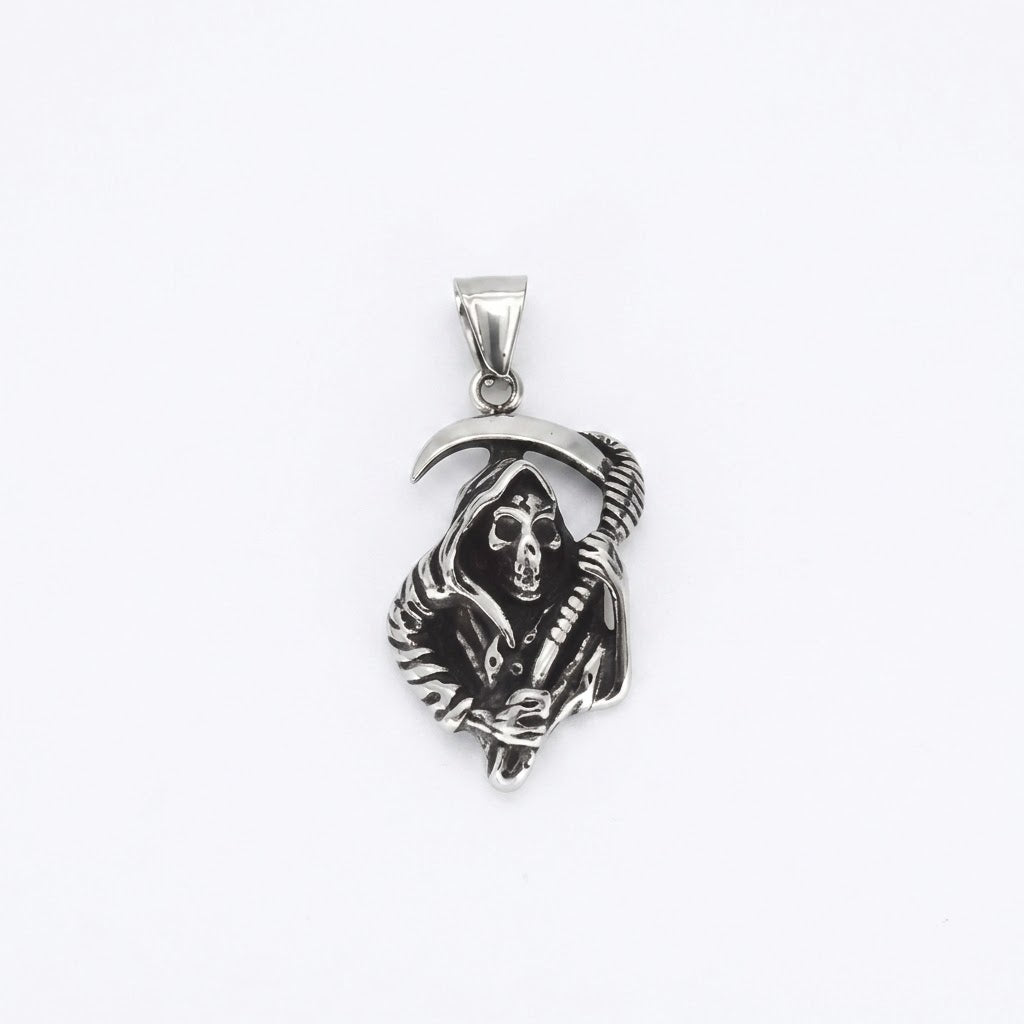 Steel Grim Reaper Pendant