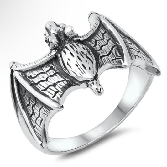 Sterling Bat Ring