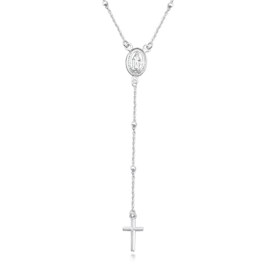 Sterling Rosary Necklace
