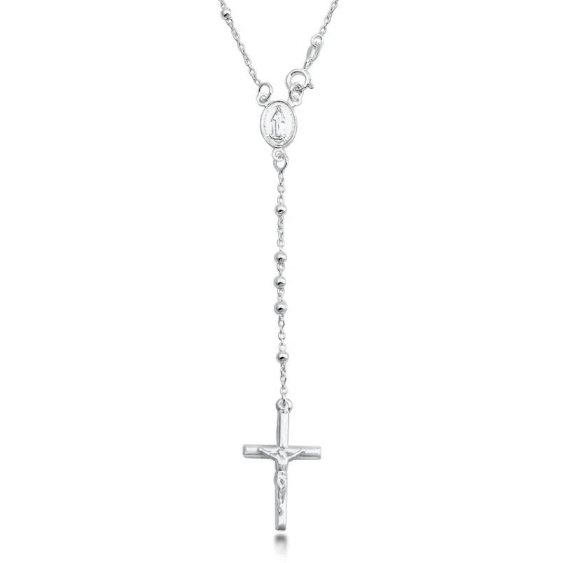 Sterling Rosary Necklace