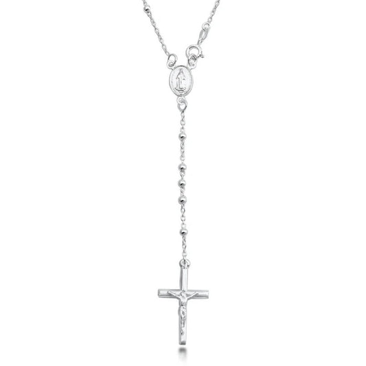 Sterling Rosary Necklace