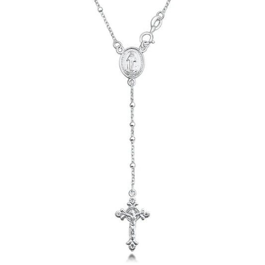 Sterling Rosary Necklace