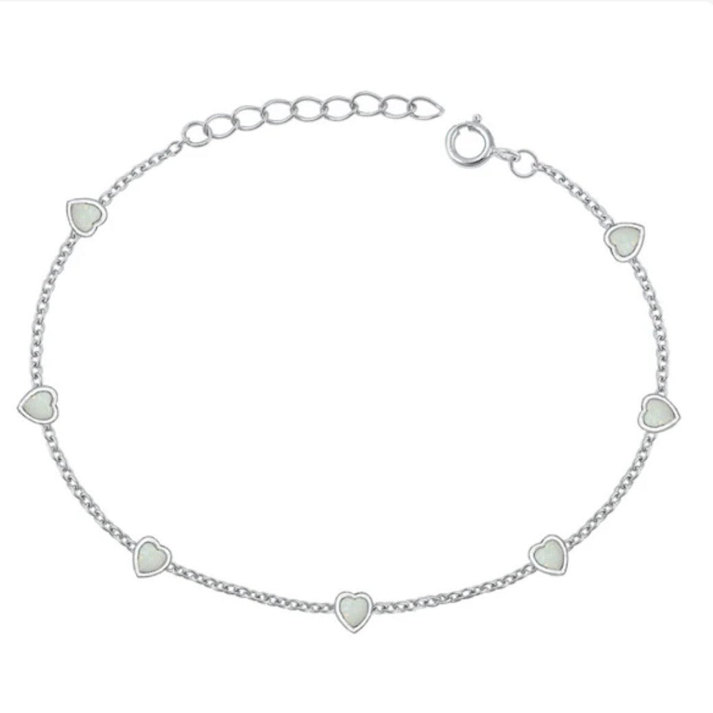 Sterling Opal Bracelet