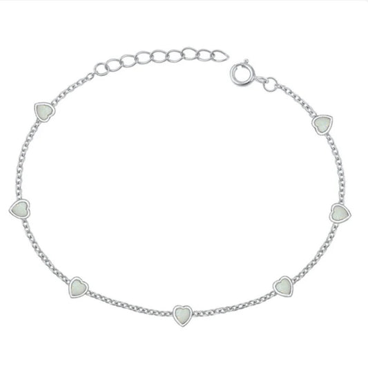 Sterling Opal Bracelet