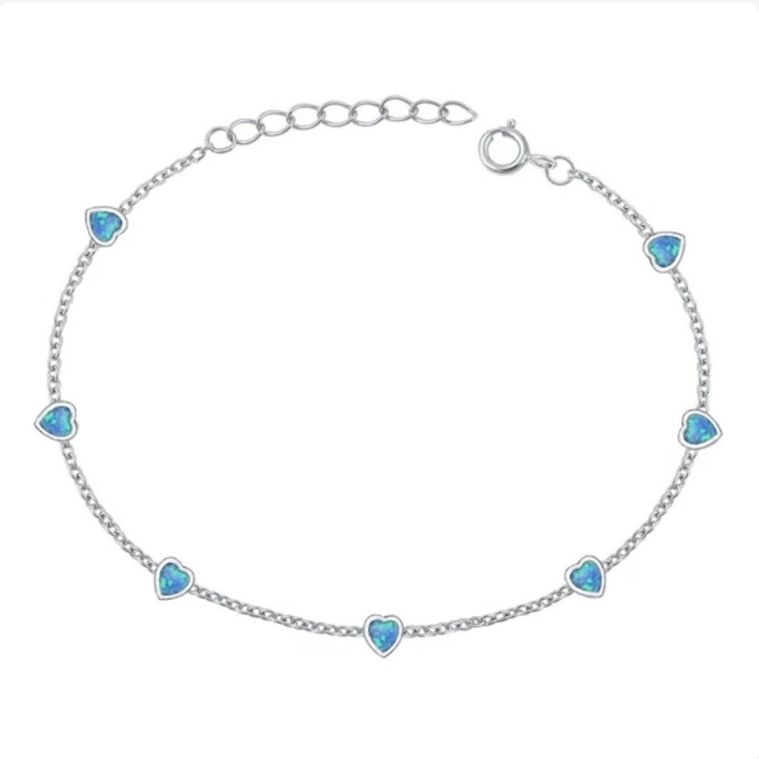 Sterling Opal Bracelet