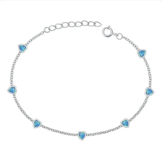 Sterling Opal Bracelet