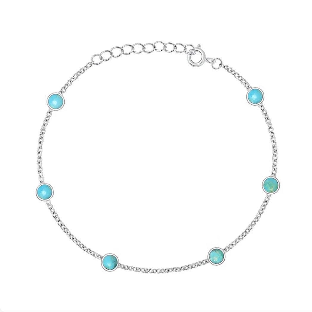 Sterling Turquoise Bracelet