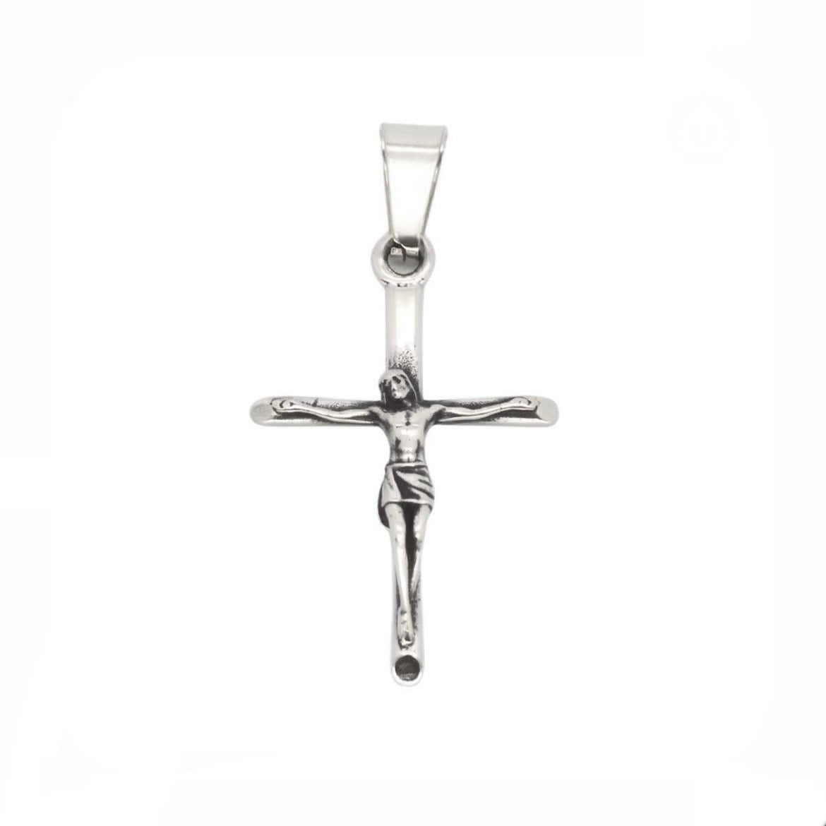 Steel Crucifix Pendant