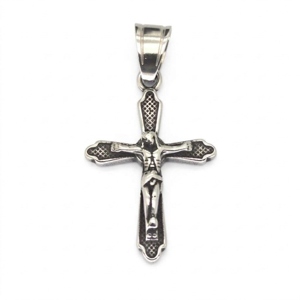Steel Crucifix Pendant