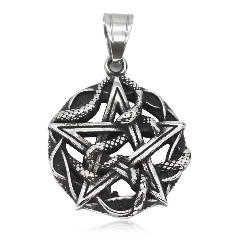 Steel Pentagram Pendant